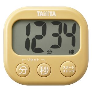 タニタ TANITA タニタ TD-429-YL 抗菌でか見えタイマー マスタードイエロー TANITA