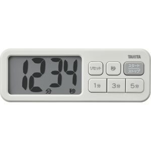 タニタ TANITA タニタ TD-431-GY 抗菌でか見えタイマー マットグレー TANITA