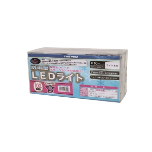 東京ローソク 東京ローソク LED100球 防雨 ピンクホワイト 球 ブラックコード 017420 DL00253