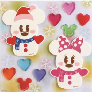 東京ローソク 東京ローソク ウィンドウポップスノーマンミッキー&ミニー ペア 017479 CD00648