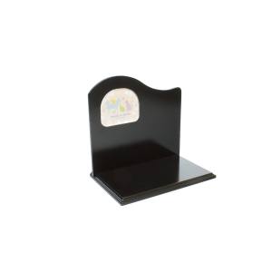 東京ローソク おもいでのあかし ペット 仏具 単品背板ステージ B型 ピアノブラック W18cm PMA00006