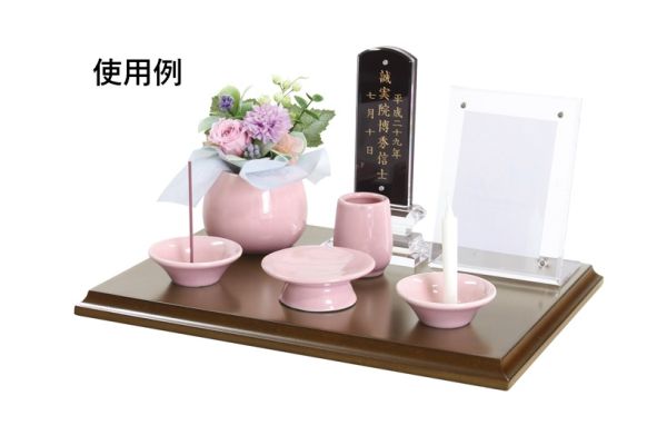  東京ローソク おもいでのあかし ペット 仏具 単品ステージ大 ブラウン W29cm PMA00299