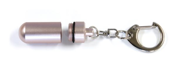  東京ローソク おもいでのあかし ペット 遺骨 仏具 遺骨カプセル 中 キーホルダー ライトピンク H3.8cm PMA00325