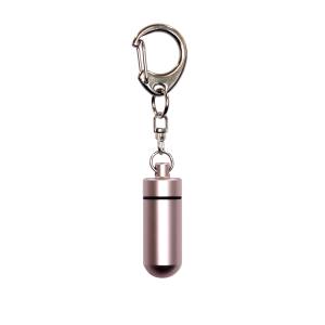東京ローソク おもいでのあかし ペット 遺骨 仏具 遺骨カプセル 中 キーホルダー ライトピンク H3.8cm PMA00325