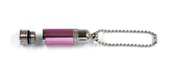  東京ローソク おもいでのあかし ペット 遺骨 仏具 遺骨カプセル ボトル ピンク H3.4cm PMA00386