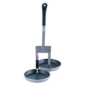 遠藤商事 TKG TKG SA フッ素加工 2連式 カキ揚 レードル BKK0801 遠藤商事