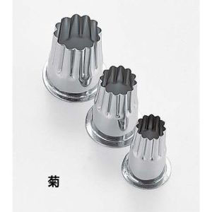 遠藤商事 TKG TKG SA 18-8 ツバ付 抜型 菊 大 BNK19101 遠藤商事