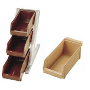 遠藤商事 TKG TKG SA 18-8 デラックス オーガナイザー 3段1列 3個入 キャメル EOC054 遠藤商事