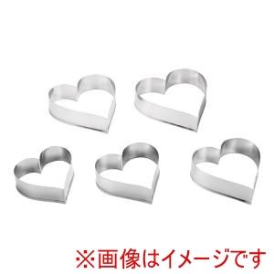 遠藤商事 TKG TKG SA 18-0 パテ抜セット ハート大 NO.14～18セット BPTE601 遠藤商事