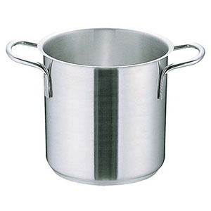 ムラノ Murano ムラノ インダクション 18-8 寸胴鍋 蓋無 24cm 10L AZV7703