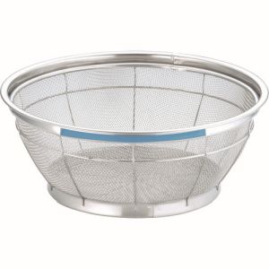 遠藤商事 TKG TKG NEWマンモス カラー 浅型ざる 50cm ブルー AZL4750 遠藤商事