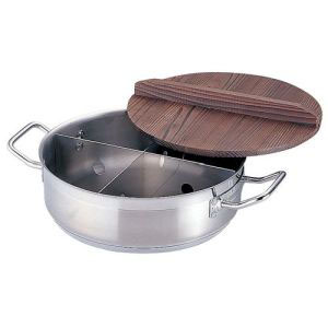 遠藤商事 TKG TKG 21-0 TKGプロ IH対応 電磁調理器用 丸型 おでん鍋 木蓋付 小 EOD292 遠藤商事