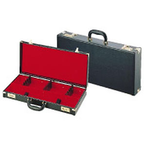 遠藤商事 TKG TKG レザー張り庖丁ケース ダイヤル式 洋食用 黒 8丁入 AHU15 遠藤商事