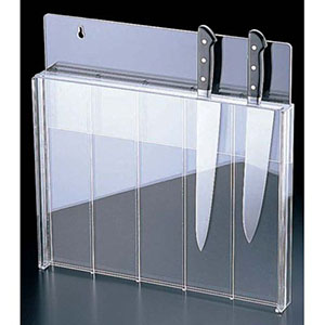 遠藤商事 TKG TKG アクリル 庖丁スタンド 釘打式 透明色 AHU7301 遠藤商事