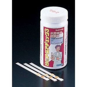 金剛薬品 水質検査試験紙 アクアチェック3 (100枚入) BSI1301