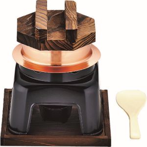 遠藤商事 TKG TKG 純銅 てん火 釜めしセット 一合炊 QKM7201