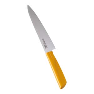 関兼次刃物 関兼次刃物 カラーセレクト ペティーナイフ 両刃 12cm イエロー 3011-YE