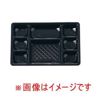 ミリオン タカギ産業株式会社 ミリオン 夢彩ごぜん 50枚入 TSR-BOX 90-60 中仕切I 黒
