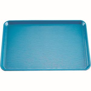 陽光 陽光 耐熱 波筋盆 41cm ノンスリップ加工 ブルー EP-3041BUN