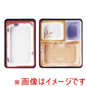 ミリオン タカギ産業株式会社 ミリオン 夢彩ごぜん 50枚入 TSR-BOX 90-60 中仕切III 柄付