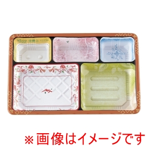 ミリオン タカギ産業株式会社 ミリオン 夢彩ごぜん 50枚入 TSR-BOX 90-60 中仕切4 柄付