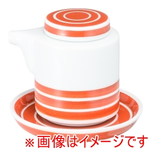 遠藤商事 TKG TKG 醤油差S独楽筋朱 セット 2906-61D 遠藤商事