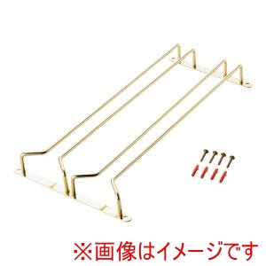 遠藤商事 TKG TKG 金メッキ グラスハンガー 2連 16インチ PGLD902 遠藤商事