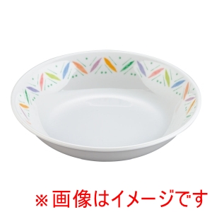 万年 mannen 万年 メラミン リーフ 深菜皿 LE-268M 中