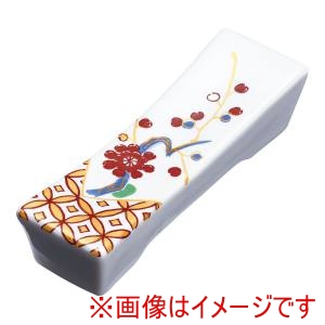 遠藤商事 TKG TKG 白梅角型箸置 T03-319 RHST801 遠藤商事