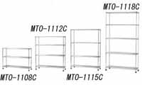 アイリスオーヤマ アイリスオーヤマ MTO-1108C スチールラック メタルミニ キャスター付 1100×350×830 546680