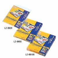 アイリスオーヤマ IRIS アイリスオーヤマ LZ-B6100 ラミネートフィルム B6 100枚入 厚さ100ミクロン