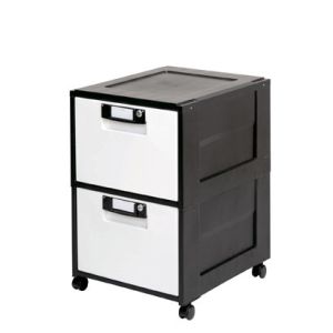 アイリスオーヤマ IRIS アイリスオーヤマ オフィスキャビネット ブラック HG-202