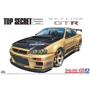 アオシマ アオシマ 59845 ザ チューンドカーNo.15 1/24 トップシークレット BNR34 スカイラインGT-R 02 ニッサン 