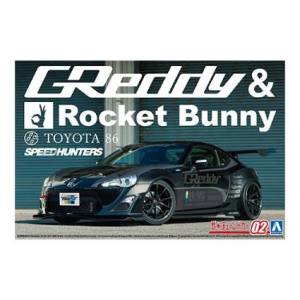 アオシマ アオシマ 61879 ザ チューンドカーNo.2 1/24 ZN6 TOYOTA 86 12 GREDDY&ROCKET BUNNY VOLK RACING Ver.