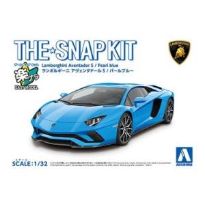 アオシマ アオシマ 63491 ザ スナップキット 12-E ランボルギーニ アヴェンタドールS パールブルー