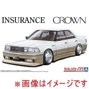 アオシマ アオシマ ザ チューンドカー 1/24 インシュランス UZS131 クラウン `89 トヨタ 