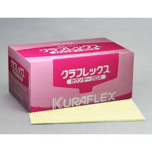 クラレ kuraray クラレ クラフレックス カウンタークロス 1箱 60枚入 イエロー