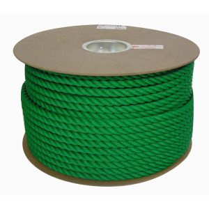 ユタカメイク Yutaka ユタカメイク RE-63 PPカラーロープ ドラム巻 グリーン 12X100M