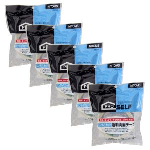 ニトムズ Nitto ニトムズ J1240 ハンディカット透明両面テープ 30X15 5P