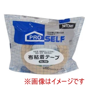 ニトムズ Nitto ニトムズ 750 布テープピロー60X25 30巻
