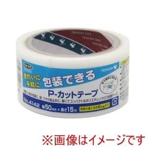 寺岡製作所 TERAOKA 寺岡製作所 4142 Pカットテープ 透明 50X15M 50P テラオカ TERAOKA