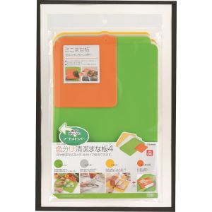 イノマタ化学 イノマタ化学 #62 色分け清潔まな板4 フォー Vカラー