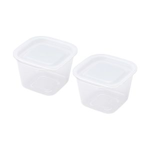 イノマタ化学 イノマタ化学 #1815 楽ちん スクエア深430ml2P C白