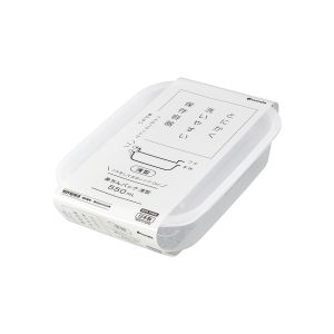 イノマタ化学 inomata イノマタ化学 1848 楽ちんパック 浅型 550ml クリアホワイト