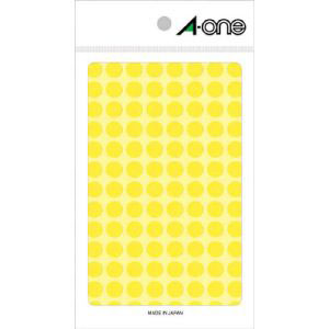 エーワン Aone エーワン 7004 カラーラベル 丸型 9mmΦ 黄