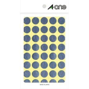 エーワン Aone エーワン 7032 カラーラベル 丸型 15mmΦ 銀