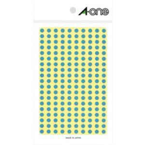エーワン Aone エーワン 7066 カラーラベル 丸型 5mmΦ 空