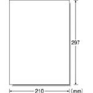 エーワン Aone エーワン 31023 屋外用サインラベル レーザー キレイにはがせる ツヤ消し 白