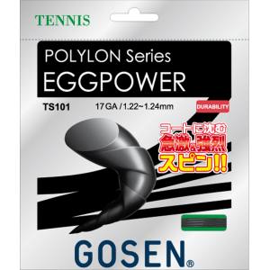 ゴーセン GOSEN ゴーセン エッグパワー 17 ブラック TS101BK GOSEN