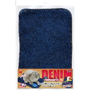 マルカン MG マルカン デニムのうさちゃんマット M うさぎ モルモット 寝床 ベッド